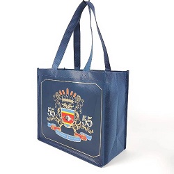 Bolsa coberta não tecida azul