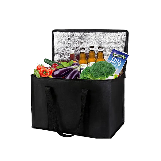 Logotipo personalizado de grandes dimensões de alimentos que imulam calor sacolas de alimentos, almoço reutilizável, insultando calor e sacos de cooler de piquenique