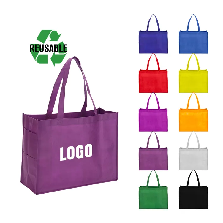 Sacolas de compras não tecidas