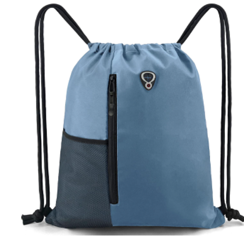 Bolsa de cordão esportiva multifuncional de poliéster