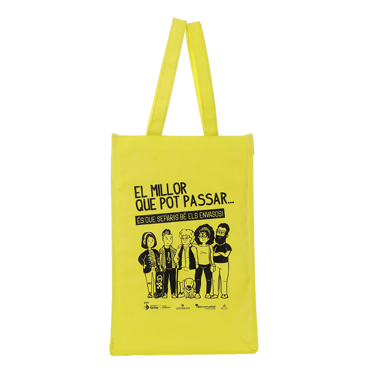 Sacos de lixo tecidos recicláveis