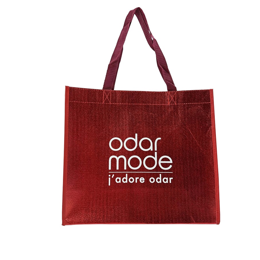 Bag de compras laminadas à prova d'água reutilizável